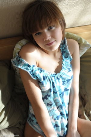 Innocent Petite Stripping Anjel