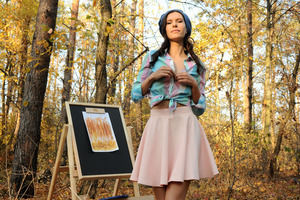 Suzanna Aye Alone in the Woods Gets All Naked