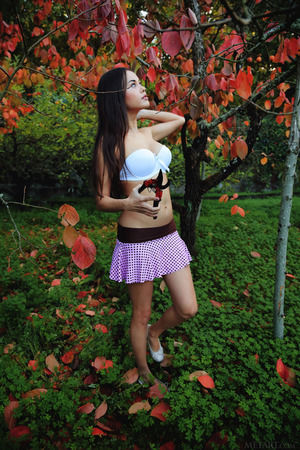 Petite Ukrainian Babe Li Moon Spreads Her Legs