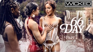 Wicked – Vanna Bardot Joins The All Girl Foursome As A Sub To Eat Pussy