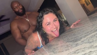 Backyard BBC Cuck Cleanup After The Lions Game