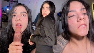 18 Year Old White Girl Deep Throats Me And I End Up Fucking That Tight Pink Pussy