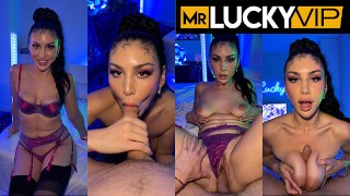 Stunning Queenie Sateen Pounded After Sensual Blowjob