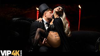 BUFU XXX. Blonde Sexy Witch Is Penetrated So Deeply So She Flew Away
