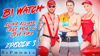"It's So Hot Right Now….I WANT TO FUCK YOU" – Adira Allure, Steve Rickz, Sage Roux – Biphoria